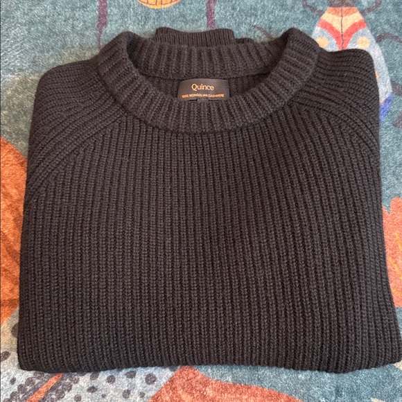 Quince Sweaters - Quince Cashmere Fisherman Sweater, Small